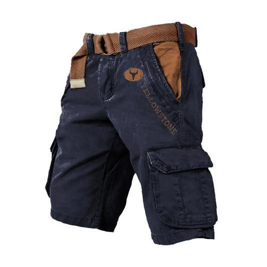 Pantalones Cortos Deportivos Hombre 3/4 – Holgados, Transpirables, con Cordón