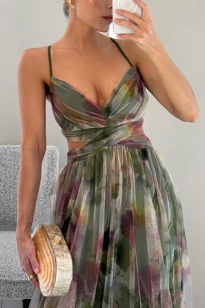 Arabel - Precioso maxivestido con estampado floral