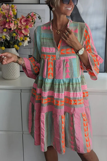 Neva | Vestido boho a rayas