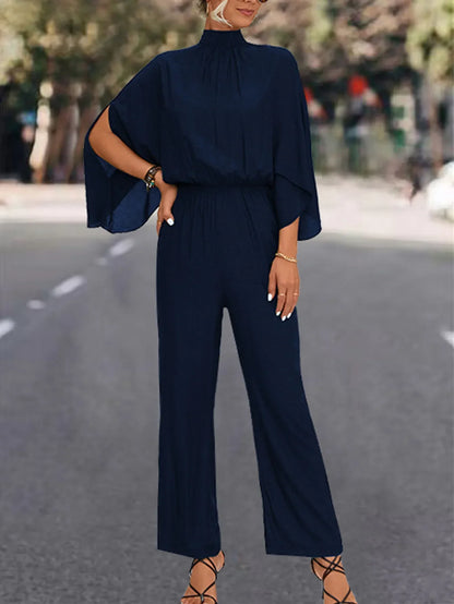 Linda - Mono de manga larga con cordones y abertura en la espalda