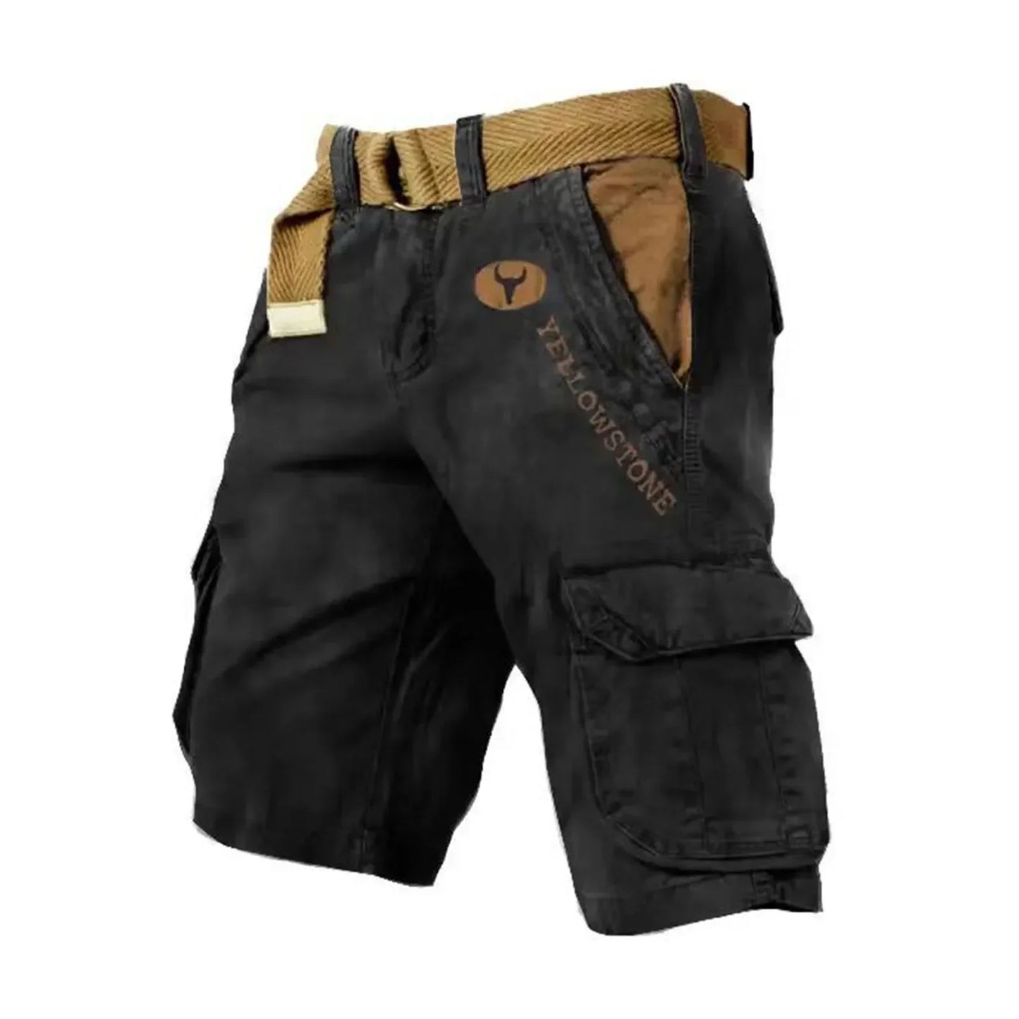 Pantalones Cortos Deportivos Hombre 3/4 – Holgados, Transpirables, con Cordón