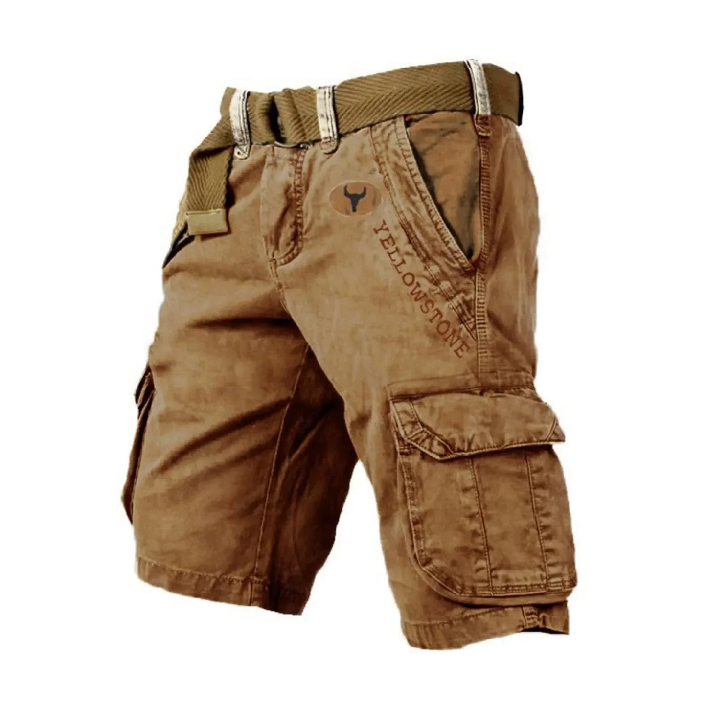 Pantalones Cortos Deportivos Hombre 3/4 – Holgados, Transpirables, con Cordón